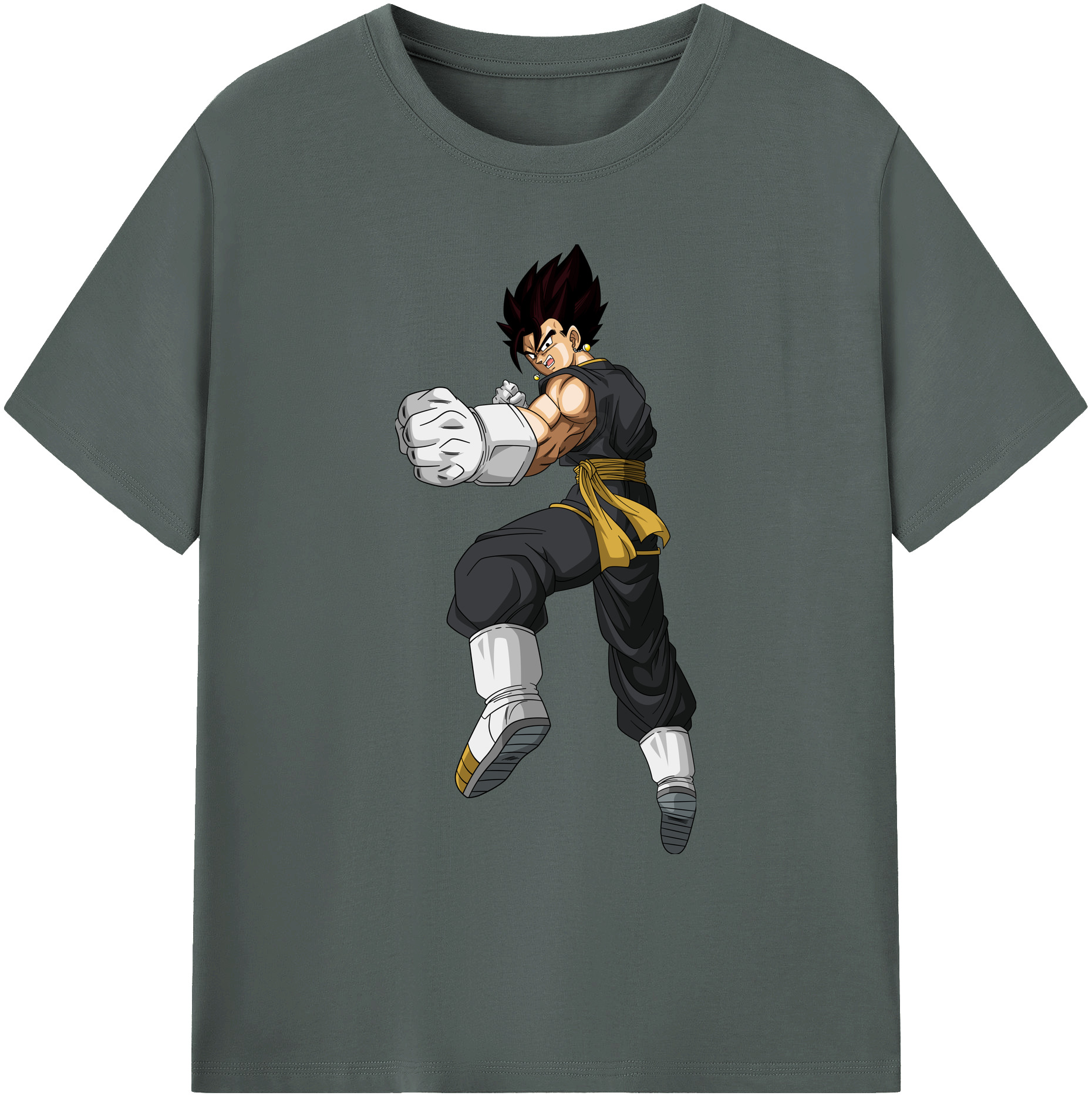 （画像用） ドラゴンボール ベジット DRAGON BALL Vegetto 綿100％ メンズ半袖Tシャツ｜肌触りやわらか＆通気性